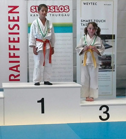 Lisa Fischer von der TSG Balingen Abteilung Judo erkämpft einen erfolgreichen dritten Platz.