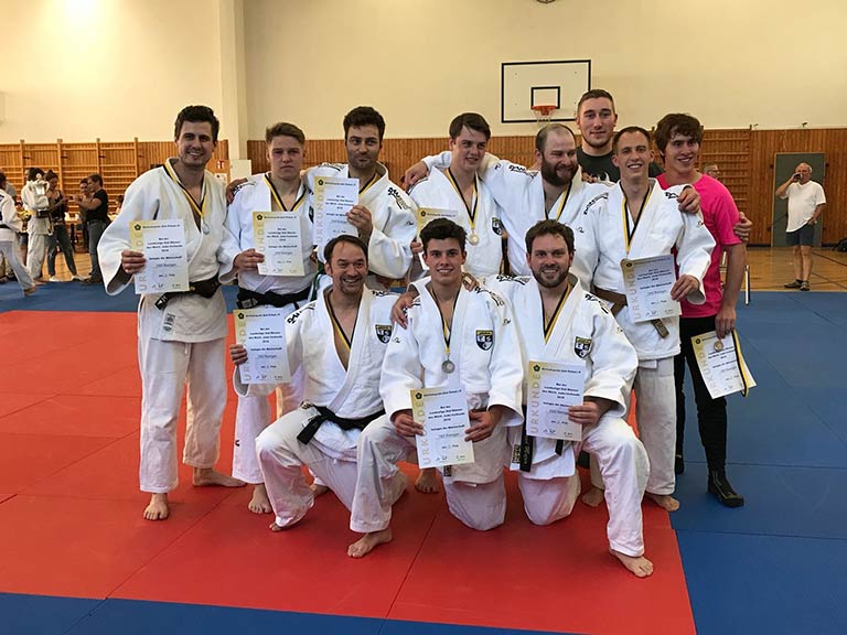 Landesliga Mannschaft der TSG Balingen Abteilung Judo